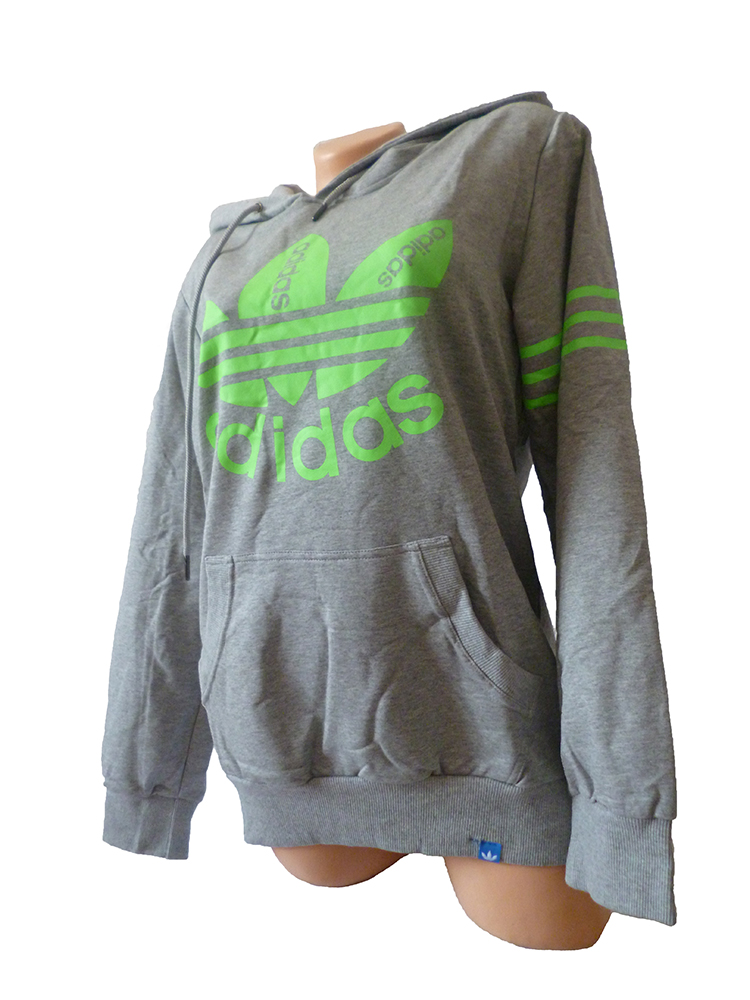 Толстовка Adidas серая женская